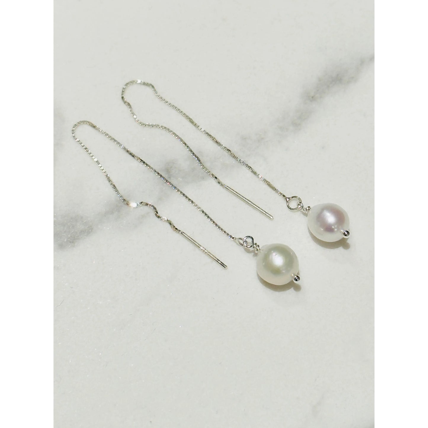 Maya Illusion Pearl Earrings