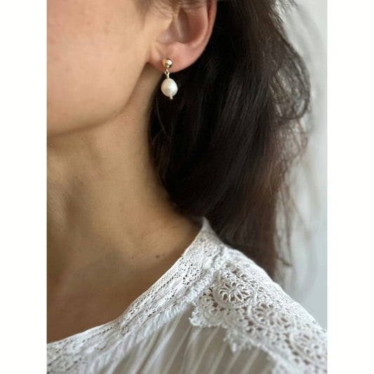 Austen Pearl Drop Earrings