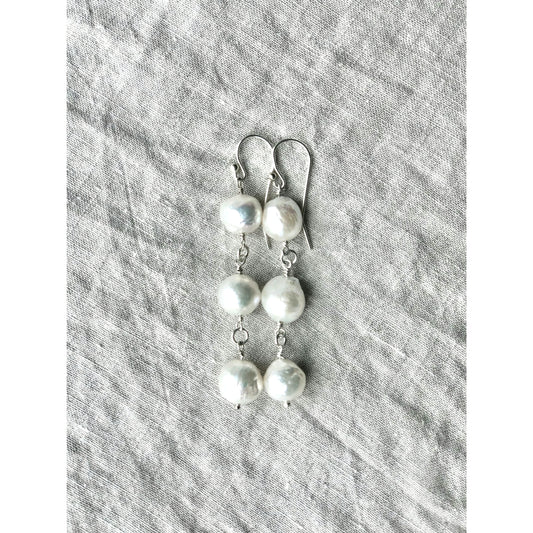 Gigi Drop Pearl Earrings