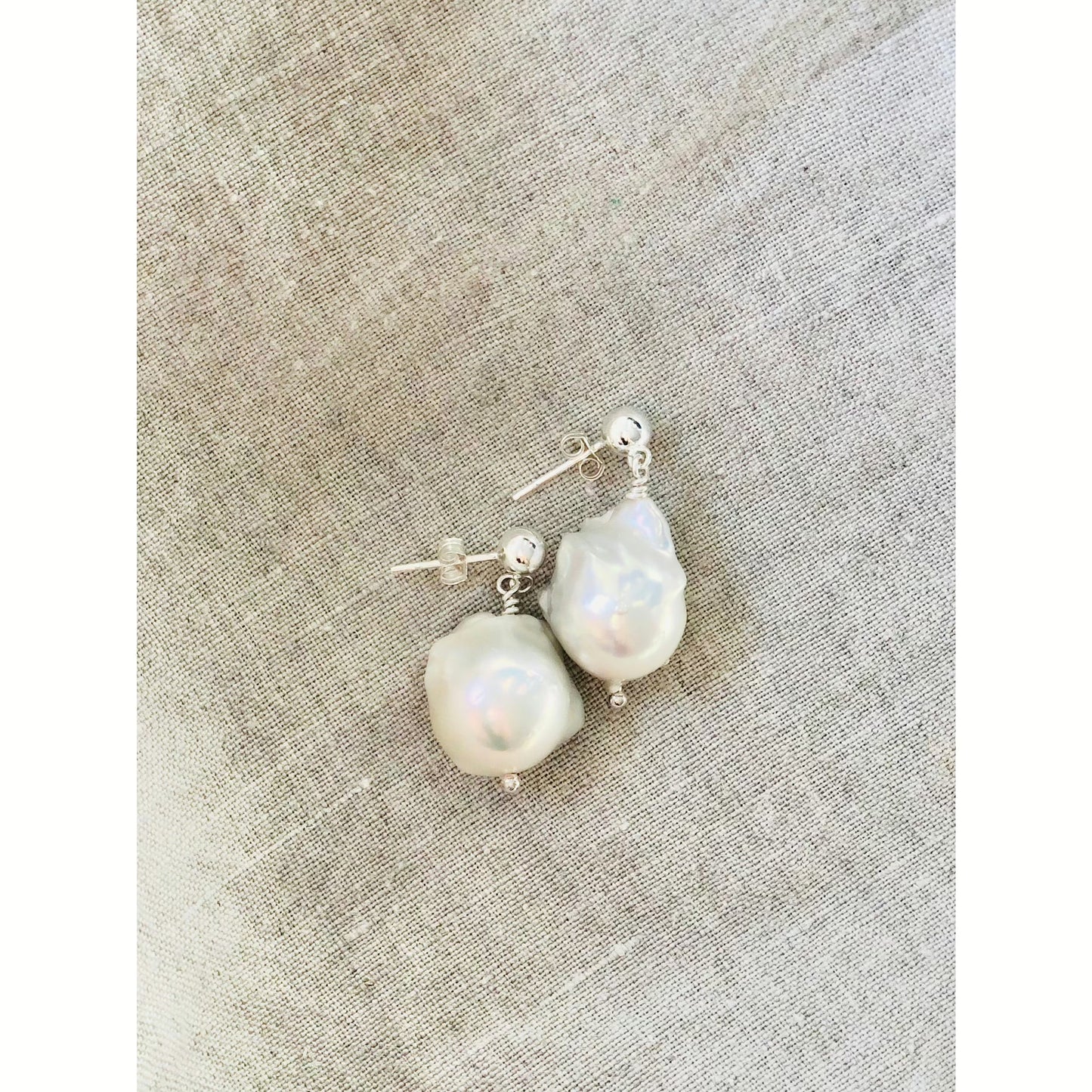 Kate Baroque Pearl Stud Earrings